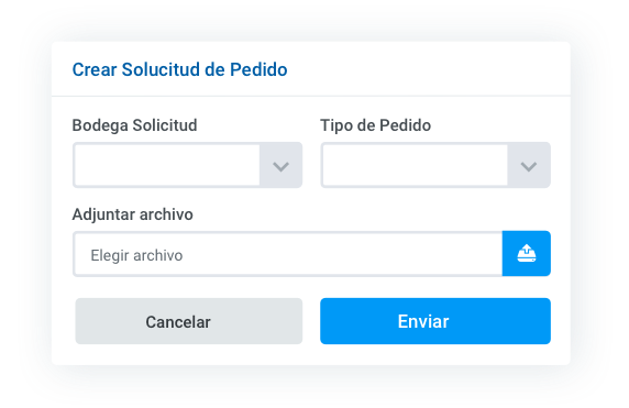Realizando pedidos entre bodegas